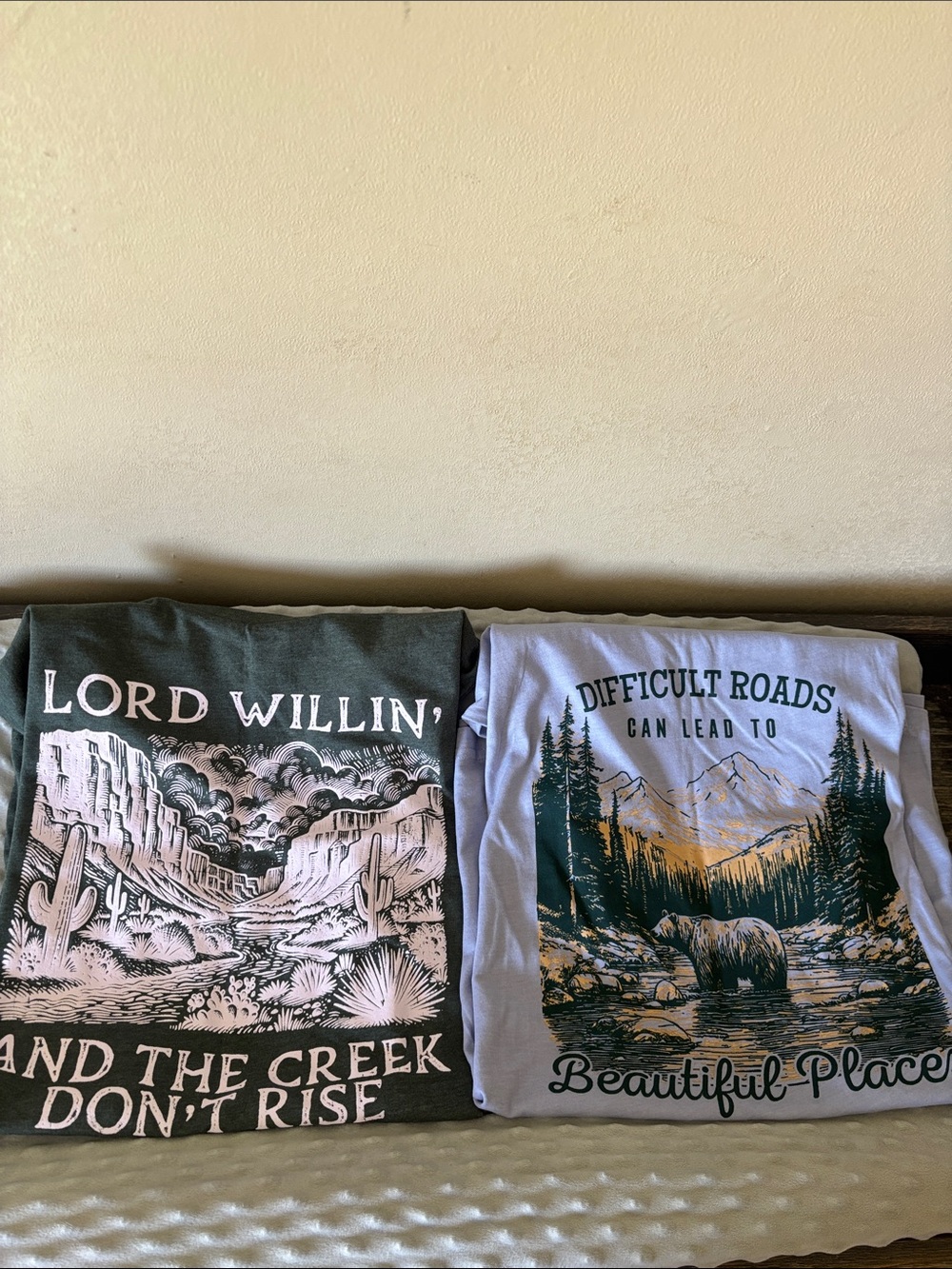 Bundle of 2 Love in Faith shirts